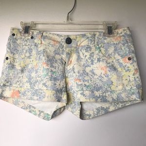 Floral booty shorts